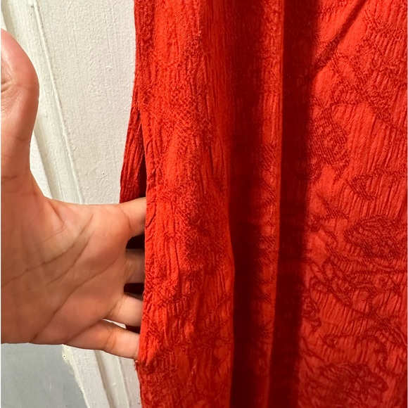 STYLE Burnt Orange Midi Dress - Picture 8 of 14